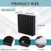 Unique Bargains PVC Space Saving Pen Storage Multi-Slots Design Marker Organizer - 2 of 4