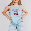 Simply Sage Market God Bless America Cherries Garment Dyed Tank - 2 of 3