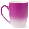 Elanze Designs Pick Your Poison Two Toned Ombre Matte Pink and White 12 ounce Ceramic Stoneware Coffee Cup Mug - 2 of 4