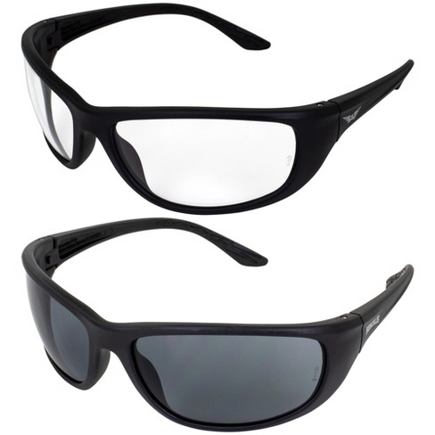 2 Pairs of Global Vision Eyewear Hercules 6 Safety Motorcycle Glasses - image 1 of 4