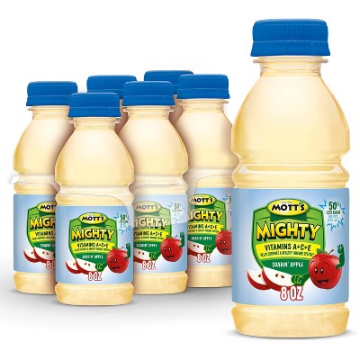 Mott's Mighty Original Apple Juice Drink - 6pk/8 fl oz Bottles