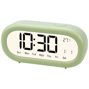 REGALWOVEN Battery Powered Loud Alarm Clock for Heavy Sleepers  5.9"L x 1.77"W x 2.75"H 1 Pc - 1 of 4