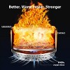 32" Smokeless Fire Pit, Portable 304 Stainless Steel Wood Burning Fireplaces, Outdoor Bonfire Pit for Camping, Bonfires - 4 of 4