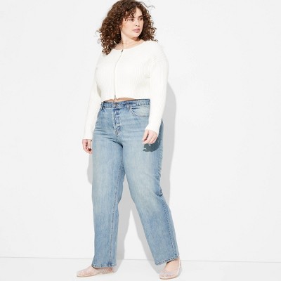 Women's High-Rise Straight Jeans - Wild Fable™