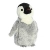 Aurora Medium Penny Penguin Flopsie Adorable Stuffed Animal Gray 12 