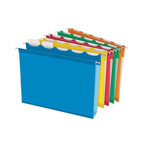 Pendaflex Pastel Color File Folders 1/3 Cut Top Tab Letter Assorted 100/Box