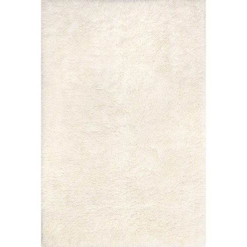 nuLOOM Elena Greek Flokati Shag Rug Cream - image 1 of 4