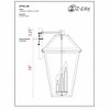Talbot Outdoor Wall Sconce - 3 Bulb, Dimmable, Wet Rated, Classic Village Design - 4 of 4