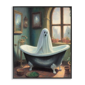 Stupell Industries Ghost Bathing in Tub Framed Giclee Art - 1 of 4
