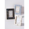 Shiraleah Portofino Stripe 4x6 Picture Frame, Blue - 3 of 4