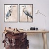 Stupell Industries Beautiful Heron Birds Standing Watercolor, 24" x 30" - 2 of 4