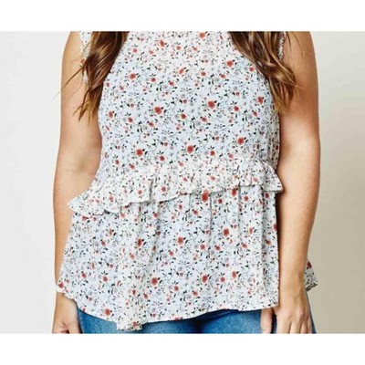 Women's Faye Floral Tank - Plus - Hayden LA