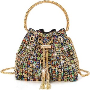 Diamond Evening Bag Clutch Purses for Women Rhinestone Purse Glitter Handbag for Party Wedding - 1 of 4