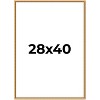 PosterPalooza | Classic Modern Gold Picture Frame - UV Acrylic, Foam Board Backing, Hanging Hardware - 2 of 4