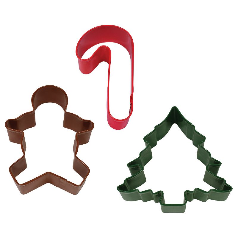 R&M International Color Christmas 3 Piece Cookie Cutter Set, 2 of 4