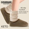 CUSHIONAIRE Keto Womens Slippers Slip-On Suede Mule Slipper - Cozy & Stylish, Memory Foam & Faux Fur Lining, Wide Widths Available - 2 of 4