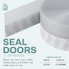 25mm x 33ft Self Stick Silicone Door Seal Weatherstrip - 4 of 4