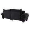 CAVINAS Adjustable Modern Home Sofa Chair Living Room, Sofa Sleeper Couch Loveseat Sofa with Pillows Comfy Upholstered Deep Seat Sofa - 4 of 4