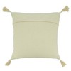 Saro Lifestyle Whipstitched Throw Pillow Cover, 20", Black - 2 of 3
