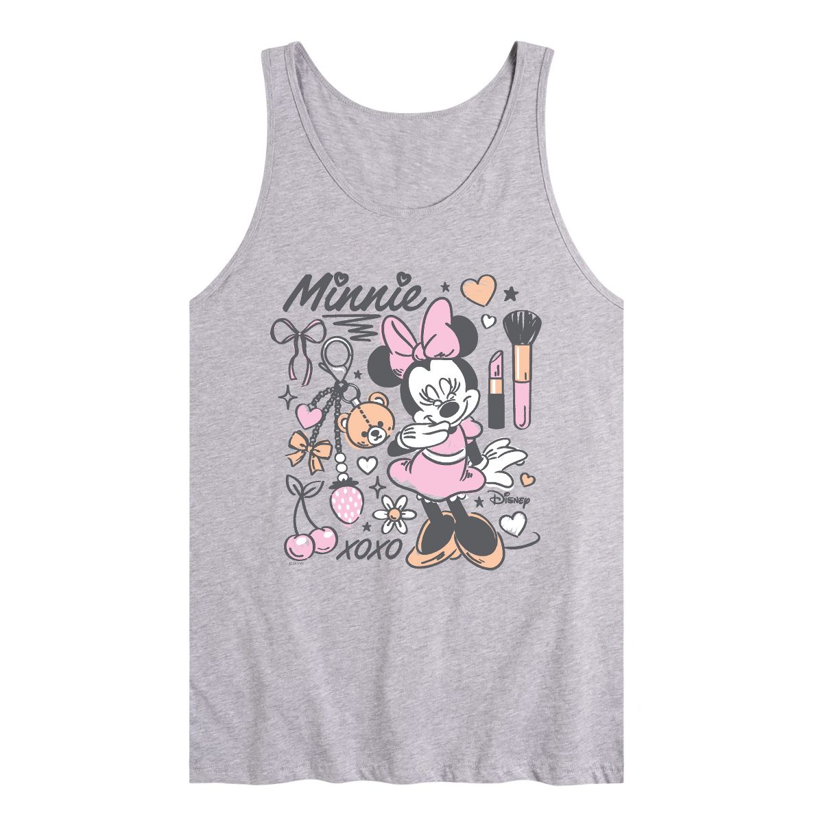 Men's - Disney - Minnie Girly Grid Graphic Tank Top
