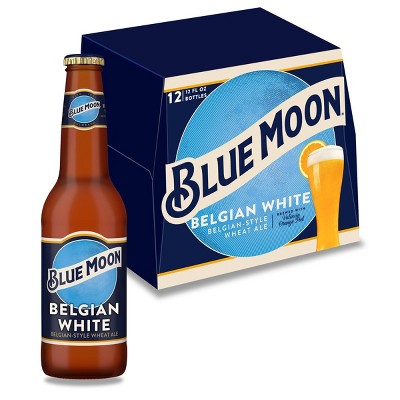 Blue Moon 12 oz, tall Beer Glass