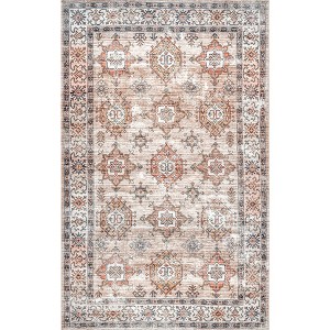 Nuloom Finley Pet Friendly Machine Washable Vintage Distressed Area Rug - 1 of 4