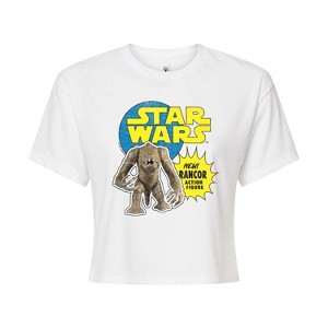 Women's - Star Wars - Rancor Action Figure Cropped Graphic T-Shirt - 1 of 4