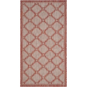 Courtyard CY8474 UV & Stain Resistant Non-Shedding Power Loomed Indoor/Outdoor Rugs - Safavieh - 1 of 4