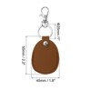 Unique Bargains Home Car Leather Metal Portable Exquisite Design Keychain 2 Pcs - 2 of 4