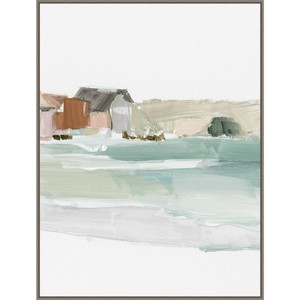 32" x 42" Seaside Tranquility II by Susan Pepe: Oversized Landscape Canvas - Amanti Art - 1 of 4