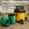 Nispira DXVC6914 HEPA Vacuum Filter, Fits 6-16 Gallon Wet/Dry Vacuums. Compatible with DeWalt DXV06P DXV09P DXV10P DXV10S DXV12P DXV14P DXV16P 1 pack - 3 of 4