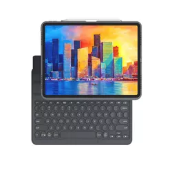 Zagg Pro Keys Wireless Keyboard & Detachable Case for Apple iPad Pro 12.9" (3rd Gen. 2018, 4th Gen. 2020, 5th Gen. 2021), Black