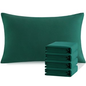 Brushed Microfiber Pillowcases, Super Soft Pillowcases with Envelope Closure - NTBAY - 1 of 4