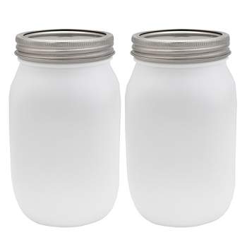 Darware Farmhouse Colored Mason Jars Set; Home Decor and Storage Wide Mouth Decorative Mason Jars