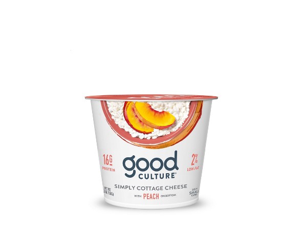 Good Culture 2% Milkfat Cottage Cheese Peach - 5.3oz