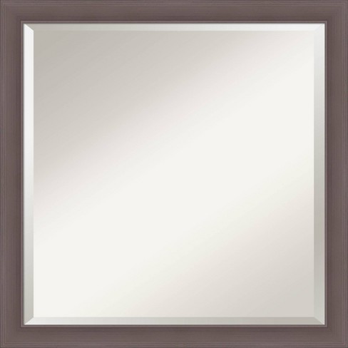 22 X 22 Urban Framed Bathroom Vanity Wall Mirror Pewter Amanti Art Target