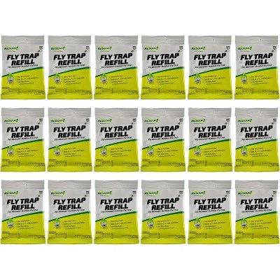RESCUE! Reusable Fly Trap Bait Refill - 18 Pack, Outdoor Insect Control Attractant for Fly Traps : RESCUE!