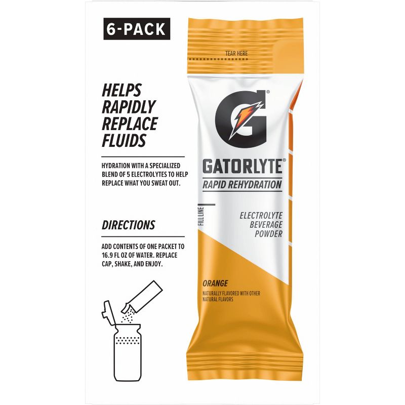 Gatorlyte Orange Powder - 6ct, 4 of 10
