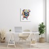 Stupell Industries Fun Hued Pug Puppy Animal Canvas Wall Art - 2 of 4