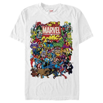 Men's Marvel Hero Epic Collage T-shirt : Target