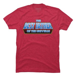 Men's Design By Humans The Best Father of the Universe By Melonseta T-Shirt - 1 of 2