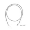 Unique Bargains Faux Pearl Handbag Strap Silver Tone 1 Pc - 2 of 4