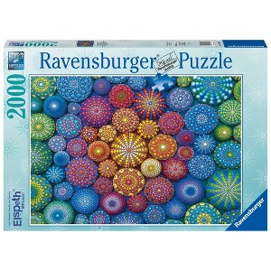 Ravensburger Radiating Rainbow Mandalas Jigsaw Puzzle - 2000pc - 1 of 3