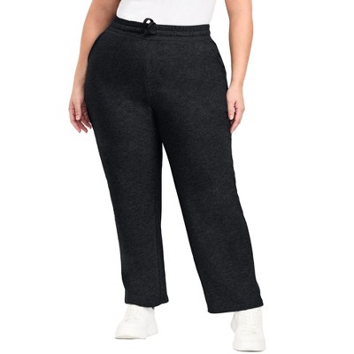 Avenue Women's Plus Size Piper Wide Leg Sweat Pant