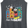 Women's - Disney - Mickey Feel The Beat Graphic Racerback Tank - 2 of 4