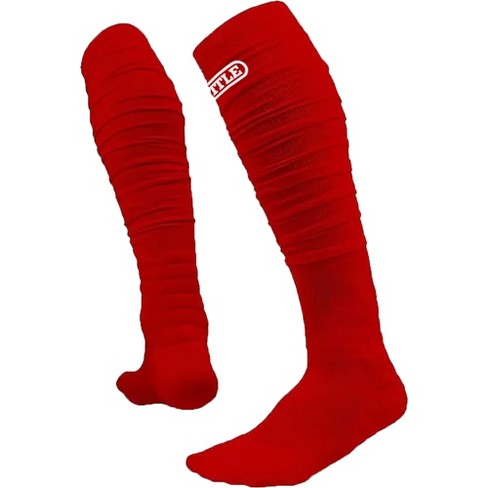 Battle Sports Youth Lightweight Long Football Socks - Red : Target