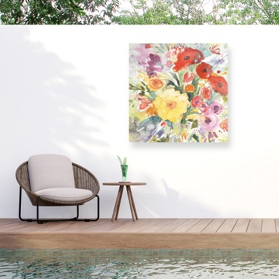 "The Birthday Bouquet" Outdoor Canvas