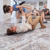 Kumasinova Stain-Resistant Area Rug, Non-Shedding Door Mat, Kid & Pet-Friendly, Beige/Geometric Area Rug for Living Room, Latex-Free Cotton Backing - 2 of 4