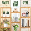 SereneLife Bamboo 9 Tier Plant Stand-Free Standing Storage Shelves for Multiple Potted Plants, Corner Shelf House Accessories Indoor and Outdoor - 3 of 4