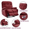 Dual Motor Power Lift Recliner Chair, Infinite Position, Lay Flat 180° Recliner Chair Sofa With Heating and Massage, Extended Footrest, Cup Holder - 4 of 4